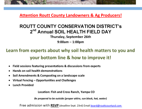 2nd Annual Soil Health Field Day